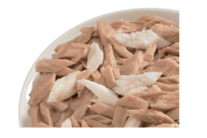 تونا مع سمك القد