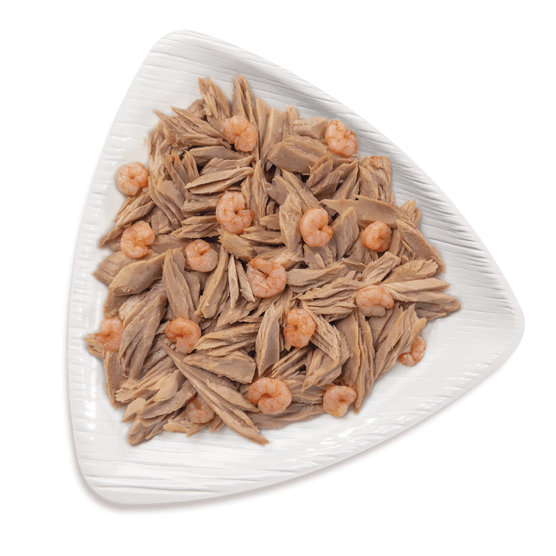 piatto tonno con gamberetti