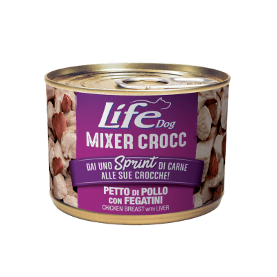 LIFEDOG MIXER CROCC PETTO DI POLLO CON FEGATINI no ombra