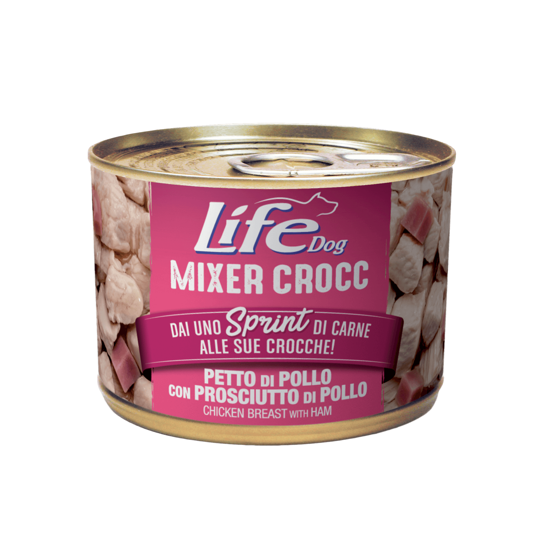LIFEDOG MIXER CROCC PETTO DI POLLO CON PROSCIUTTO DI POLLO no ombra