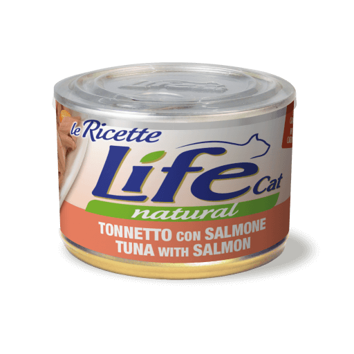 LATTINA TONNETTO CON SALMONE 150g