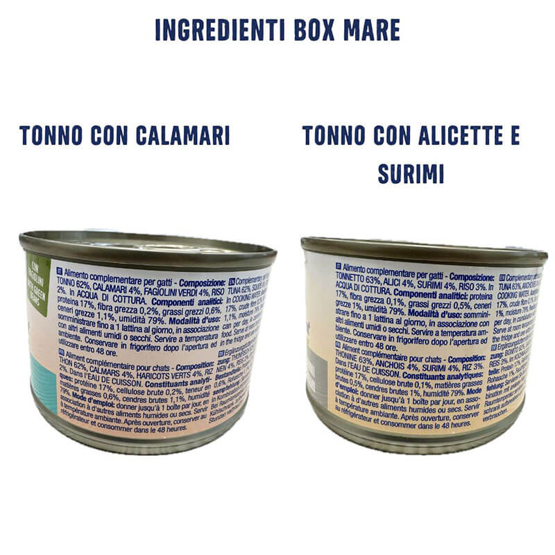 BOX "LE RICETTE" - 6 LATTINE DA 150 GRAMMI - immagine 5